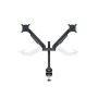 MULTIBRACKETS 2 karos asztali konzol, M VESA Gas Lift Arm Dual Black HD (15-32", max.VESA: 100x100 mm, 21 kg)