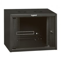   LEGRAND fali rack szekrény 19' 6U MAG: 362 SZÉL: 600 MÉLY: 400 antracit egyrekeszes üvegajtós készre szerelet MAX: 18 kg