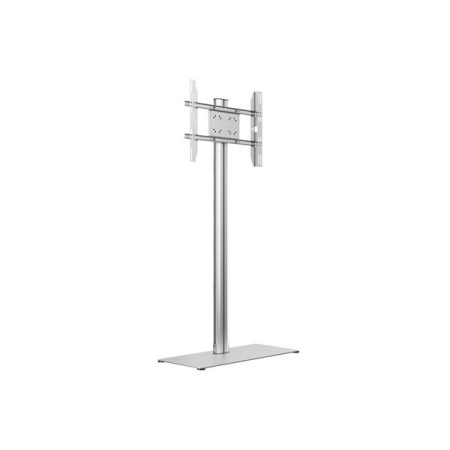 MULTIBRACKETS Padlóállvány, M Display Stand 180 Single Silver w. Floorbase (24-65", max.VESA: 700x400 mm, 50 kg)