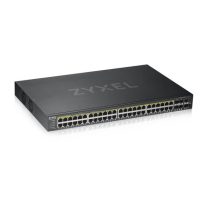   ZYXEL Switch 44x1000Mbps (44xPOE) + 4xGigabit kombó SFP+ 2xGigabit SFP, Fémházas Menedzselhető (48GbE POE port), GS1920-