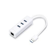   TP-LINK Átalakító USB 3.0 to Ethernet Adapter 1000Mbps + 3 USB 3.0 port, UE330