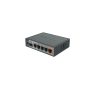 MIKROTIK Vezetékes Router RouterBOARD 5x1000Mbps + 1x1000Mbps SFP, 1xMicroSD, Asztali - RB760IGS