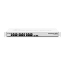   MIKROTIK Cloud Smart Switch 24x1000Mbps + 2x10Gbps SFP+, Fémházas, Rackes - CSS326-24G-2S+RM