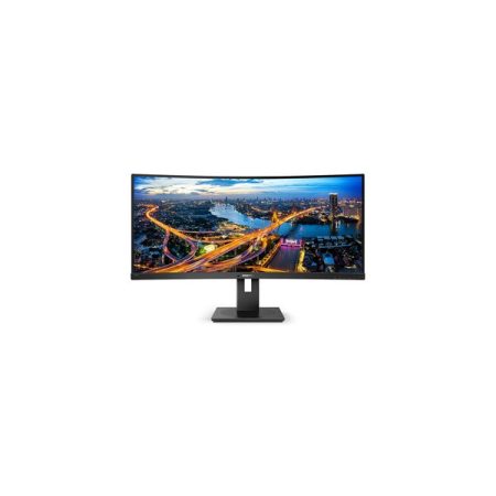 PHILIPS Ívelt VA monitor 34" 345B1C, 3440x1440, 21:9, 300 cd/m2, 5ms, HDMI/DisplayPort/USB-C/4xUSB, LAN, hangszóró