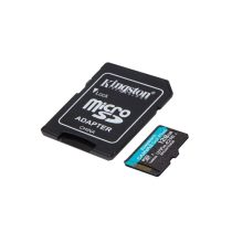   KINGSTON Memóriakártya MicroSDXC 128GB Canvas Go Plus 170R A2 U3 V30 + Adapter