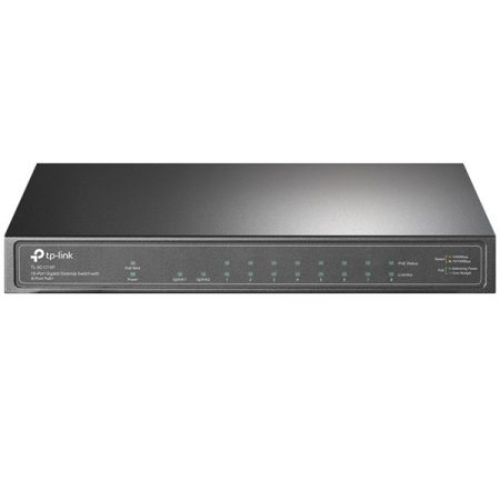 TP-LINK Switch 9x1000Mbps (8xPOE+) + 1xGigabit SFP, TL-SG1210P