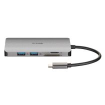   D-LINK USB-C HUB 3xUSB + 1xHDMI + 1xUSB Type-C + 1xSD + 1xMicroSD + 1xLAN, DUB-M810