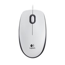 LOGITECH Egér - M100 Vezetékes Optikai, Fehér