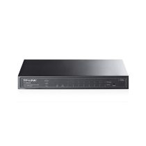   TP-LINK Switch 8x1000Mbps (8xPOE) + 2xSFP, Menedzselhető, SG2210P