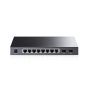 TP-LINK Switch 8x1000Mbps (8xPOE) + 2xSFP, Menedzselhető, SG2210P