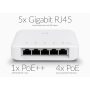 UBiQUiTi Switch 5x1000Mbps (POE+), Menedzselhető, kültéri-beltéri, vízálló - USW-FLEX