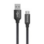 COLORWAY Kábel, Cable USB MicroUSB 2m 2.4A black (CW-CBUM009-BK)