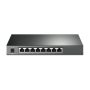 TP-LINK Switch 8x1000Mbps, Fémházas Asztali/Rackes, Menedzselhető, SG2008