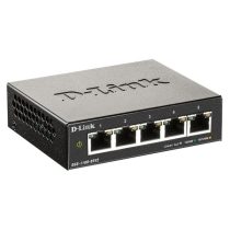   D-LINK Switch 5x1000Mbps Fémházas Asztali Menedzselhető, DGS-1100-05V2/E