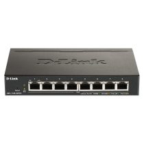   D-LINK Switch 8x1000Mbps Fémházas Asztali Menedzselhető, DGS-1100-08V2/E