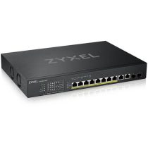   ZYXEL Switch 10x10Gpbs (8xPOE) + 2xGigabit SFP+, Menezdselhető Rackes, XS1930-12HP-ZZ0101F