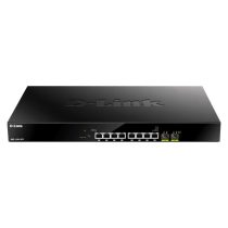   D-LINK Switch 8x2.5Gbps(8xPOE) + 2xGigabit SFP+, Menedzselhető, DMS-1100-10TP