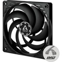   ARCTIC COOLING Rendszerhűtő Ventilátor P12 Slim PWM PST Fekete, 12cm