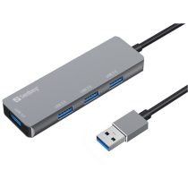 SANDBERG Hub és elosztó, USB-A Hub 1xUSB3.0+3x2.0 SAVER