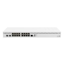   MIKROTIK Vezetékes Cloud Core Router 16x1000Mbps + 2x10Gbit SFP+, Fémházas, Rackes - CCR2004-16G-2S+