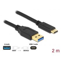 DELOCK kábel USB 3.2 Gen 2 Type-A > USB Type-C 2m