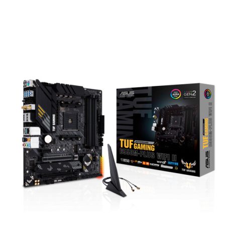 ASUS Alaplap AM4 TUF GAMING B550M-PLUS WIFI II AMD B550, mATX