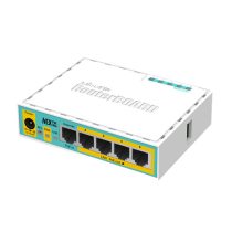   MIKROTIK Vezetékes Router RouterBOARD 5x100Mbps (POE out), Menedzselhető, Asztali - RB750UPR2