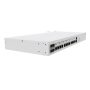 MIKROTIK Vezetékes Cloud Core Router 13x1000Mbps + 4x10000Mbps SFP+, Redundáns, Rackes - CCR2116-12G-4S+