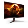 AOC Gaming 165Hz VA monitor 23.8" 24G2SAE/BK, 1920x1080, 16:9, 350cd/m2, 1ms, 2xHDMI/DisplayPort, hangszóró