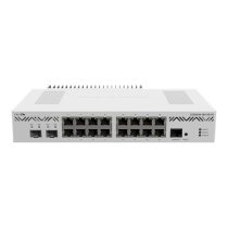   MIKROTIK Vezetékes Cloud Core Router 16x1000Mbps + 2x10Gbit SFP+, Fémházas, Rackes - CCR2004-16G-2S+PC