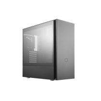   COOLER MASTER Ház Midi ATX MB Silencio S600 Tápegység nélkül, Edzett üveg, szürke