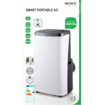   DELTACO SMART HOME SH-AC02 mobil smart klíma, 3,5W, 12000 BTU,  WI-FI, hűt