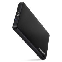   AXAGON EE25-SL USB 3.2 csavar nélküli külső ház HDD/SSD, fekete