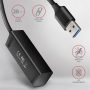 AXAGON HUE-M1A 4 portos USB 3.2 HUB, fekete