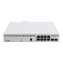 MIKROTIK Cloud Smart Switch 8x1000Mbps + 2x10000Mbps SFP+, Menedzselhető, Rackes - CSS610-8P-2S+IN