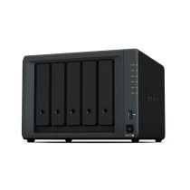   SYNOLOGY NAS 5 Fiókos AMD Ryzen R1600 2x2,6GHz, 8GB DDR4, 4x1GbE, 2xUSB3.2 - DS1522+