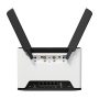 MIKROTIK Wireless Router DualBand, 4x1000Mbps+ 1x2,5Gbps, Chateau LTE18, 1xMicroSIM,Asztali -S53UG+5HaxD2HaxD-TC&EG18-EA