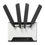 MIKROTIK Wireless Router DualBand, 4x1000Mbps+ 1x2,5Gbps, Chateau 5G, 1xMicroSIM, Asztali - S53UG+M-5HAXD2HAXD-TC&RG50