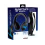 KONIX - MYTHICS PS4 Fejhallgató Nemesis Gaming Stereo Mikrofon, Fekete-Kék