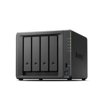   SYNOLOGY NAS 4 Fiókos AMD Ryzen R1600 2x2,6GHz, 4GB DDR4 ECC, 2x1GbE, 2xUSB3.2 - DS923+