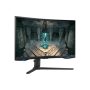 SAMSUNG Ívelt Gaming&Smart 240Hz VA monitor 32" G65B, 2560x1440, 16:9, 350cd/m2, 1ms, DP/2xHDMI/2xUSB/LAN/WiFi/BT, Pivot