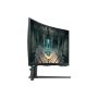 SAMSUNG Ívelt Gaming&Smart 240Hz VA monitor 32" G65B, 2560x1440, 16:9, 350cd/m2, 1ms, DP/2xHDMI/2xUSB/LAN/WiFi/BT, Pivot