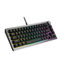   COOLER MASTER Vezetékes Billentyűzet CK720 65% RGB Mechanikus Gaming, White Switch, magyar, szürke