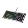 COOLER MASTER Vezetékes Billentyűzet CK720 65% RGB Mechanikus Gaming, White Switch, magyar, szürke