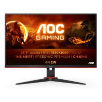   AOC Gaming 165Hz IPS monitor 23.8" 24G2SPAE/BK, 1920x1080, 16:9, 300cd/m2, 1ms, VGA/2xHDMI/DisplayPort, hangszóró