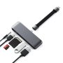 Satechi USB-C Mobile Pro HUB SD (1x USB-C PD,1x 4K HDMI,1x USB 3.0, MicroSD, 3.5mm audio) - Grey