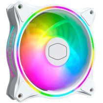   COOLER MASTER Rendszerhűtő Ventilátor MASTERFAN MF120 HALO WHITE EDITION, Gen2 RGB, fehér