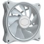 COOLER MASTER Rendszerhűtő Ventilátor MASTERFAN MF120 HALO WHITE EDITION, Gen2 RGB, fehér