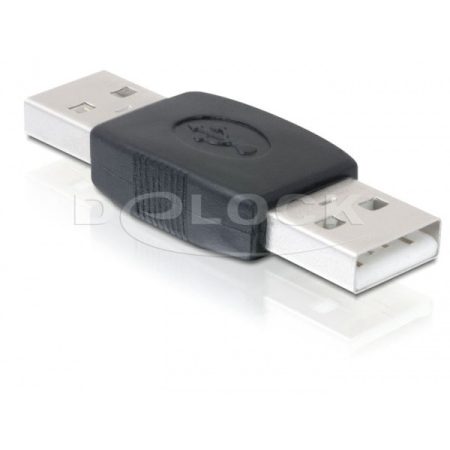 DELOCK Átalakító Gender Changer USB-A male - USB-A male