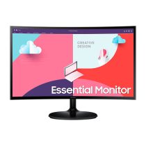   SAMSUNG Ívelt VA monitor 24" S36C, 1920x1080, 16:9, 250cd/m2, 4ms, HDMI/VGA